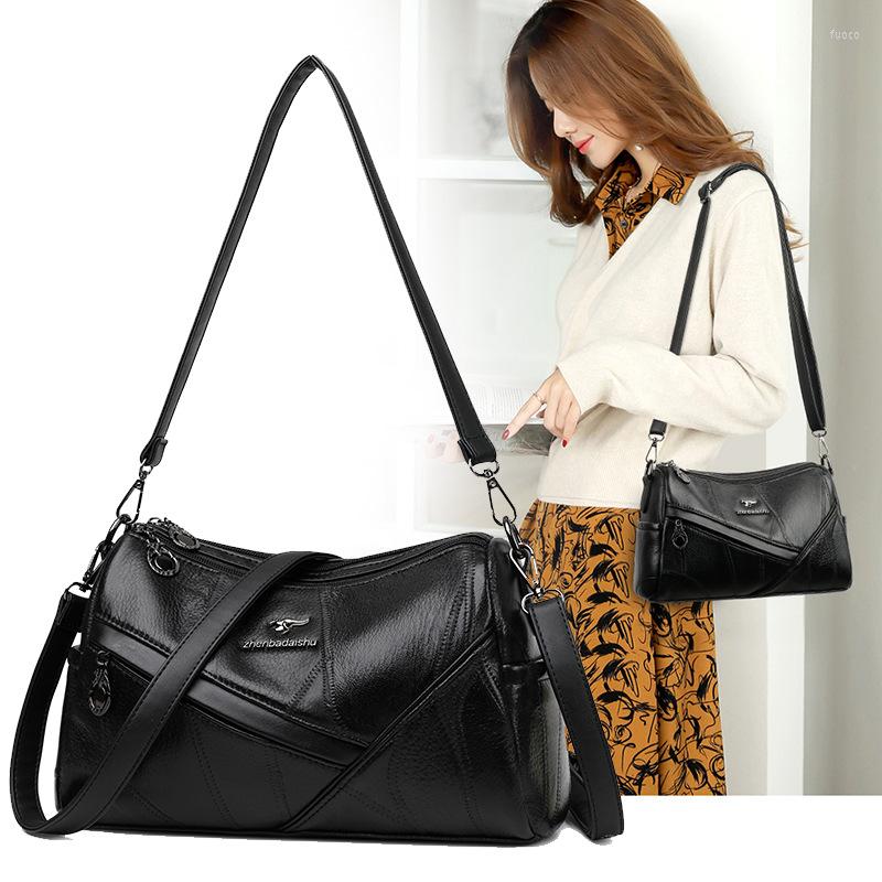 Evening Bags 2023 Soft Leather Bag Wild Large Capacity Ladies Backpack Shoulder Messenger Middle-aged Female, Black
Evening Bags 2023 Soft Leather Bag Wild Large Capacity Ladies Backpack Shoulder Messenger Middle-aged Female, Black