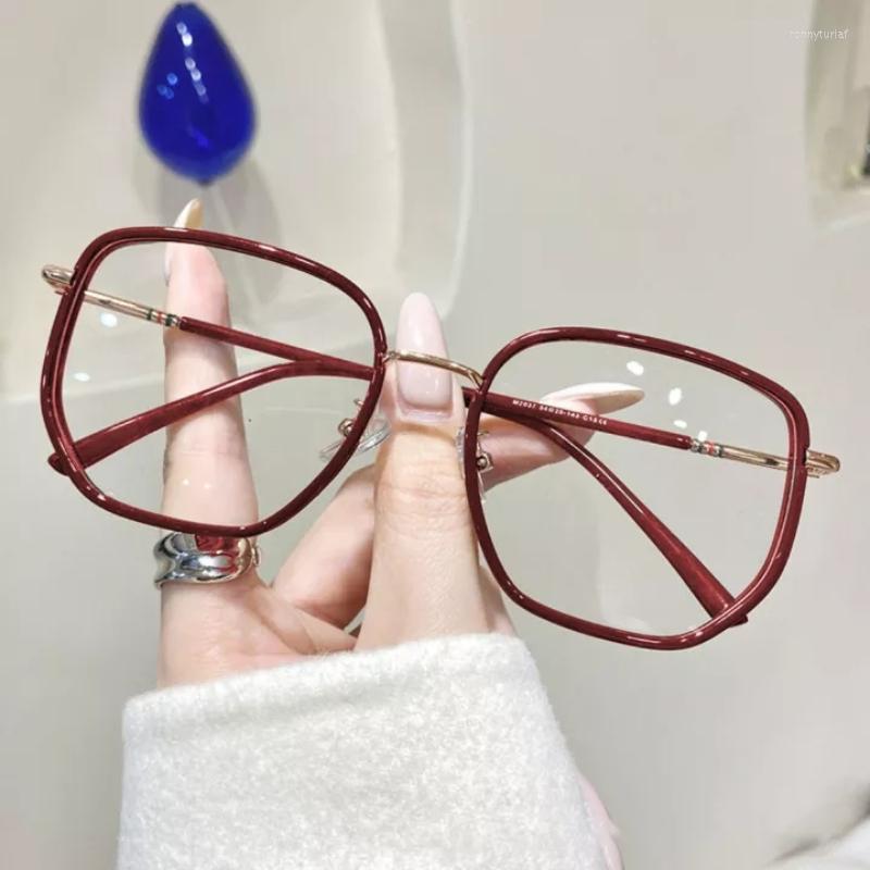 Sunglasses Myopia Glasses Green Large Frame Anti-blue Light Women's Flat Korean Style Eye Girls Clear Women
Sunglasses Myopia Glasses Green Large Frame Anti-blue Light Women's Flat Korean Style Eye Girls Clear Women
