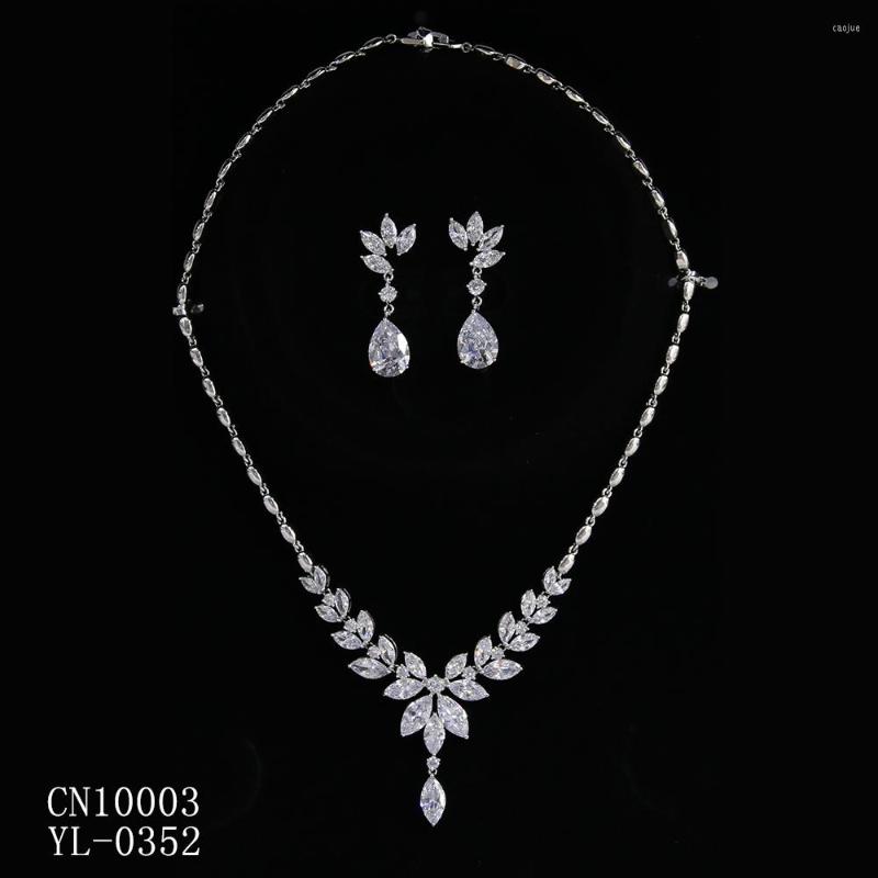 Necklace Earrings Set 2023 Fashion Full Cubic Zirconia Bride Wedding Flowers Earring Top Quality Women CN10003, Picture shown
Necklace Earrings Set 2023 Fashion Full Cubic Zirconia Bride Wedding Flowers Earring Top Quality Women CN10003, Picture shown