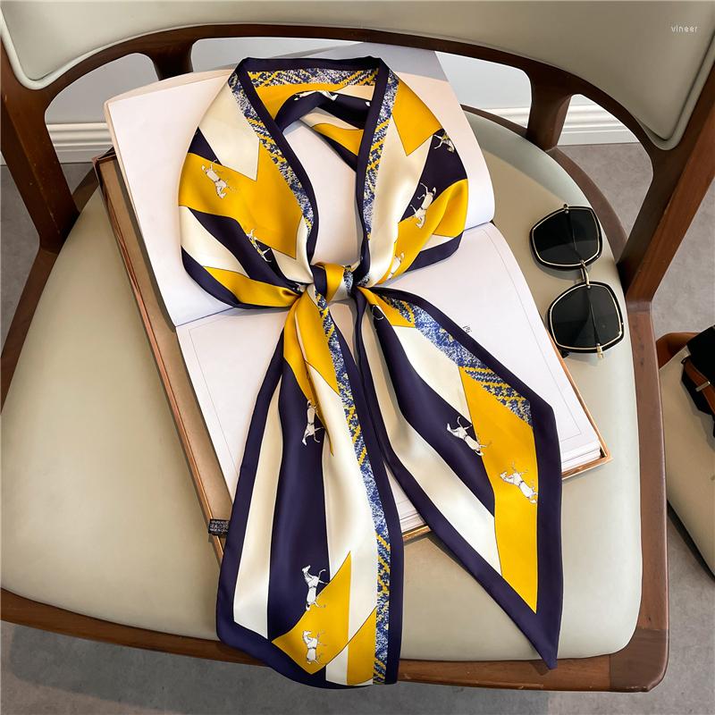 Scarves Luxury Neck Hair Band Foulard Design Long Silk Satin Skinny Scarf Women Lady Print Ribbon Female Spring Tie Headband Accessories
Scarves Luxury Neck Hair Band Foulard Design Long Silk Satin Skinny Scarf Women Lady Print Ribbon Female Spring Tie Headband Accessories