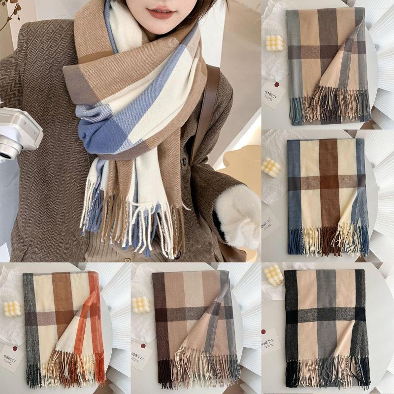 Scarves Women Fall Winter Scarf Classic Tassel Plaid Warm Soft Chunky Large Blanket Wrap Shawl Ties
Scarves Women Fall Winter Scarf Classic Tassel Plaid Warm Soft Chunky Large Blanket Wrap Shawl Ties