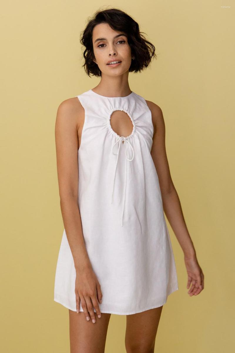 Casual Dresses Women's Sleeveless Midi Dress Round Neck Hollow Short Cotton Sexy Street Party Elegant 2023 Spring And Summer, Claret
Casual Dresses Women's Sleeveless Midi Dress Round Neck Hollow Short Cotton Sexy Street Party Elegant 2023 Spring And Summer, Claret