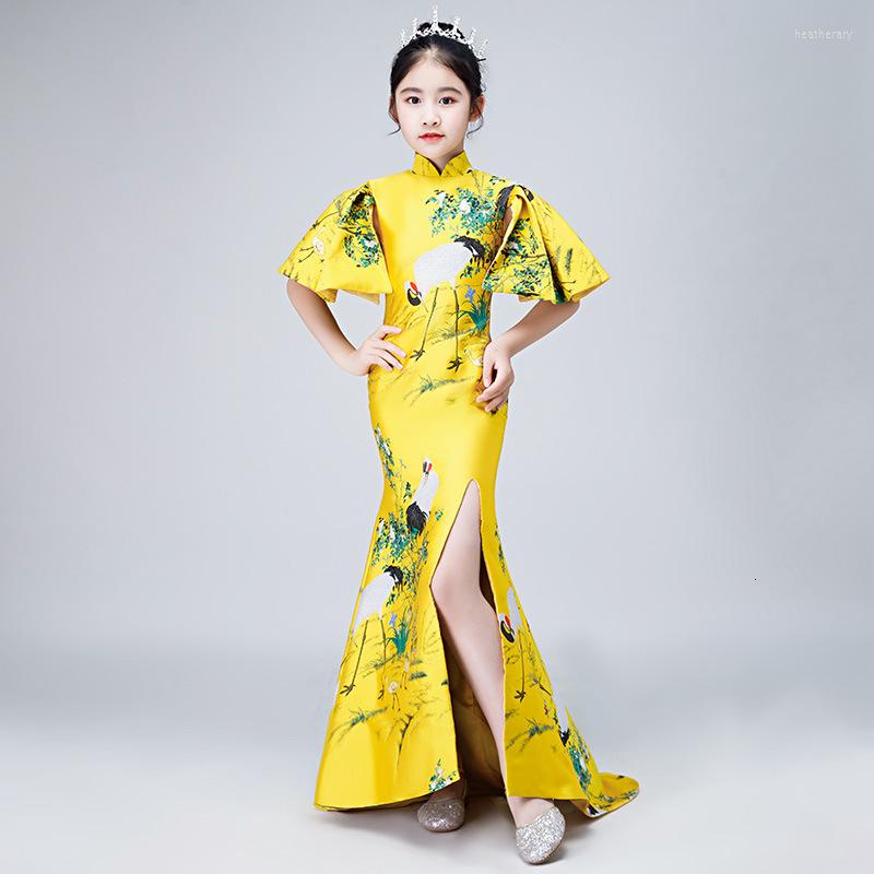 Ethnic Clothing Girl In National Customs Go Display Tailing Full Dress Improvement Cheongsam Noble Children Evening Host Show Serve
Ethnic Clothing Girl In National Customs Go Display Tailing Full Dress Improvement Cheongsam Noble Children Evening Host Show Serve