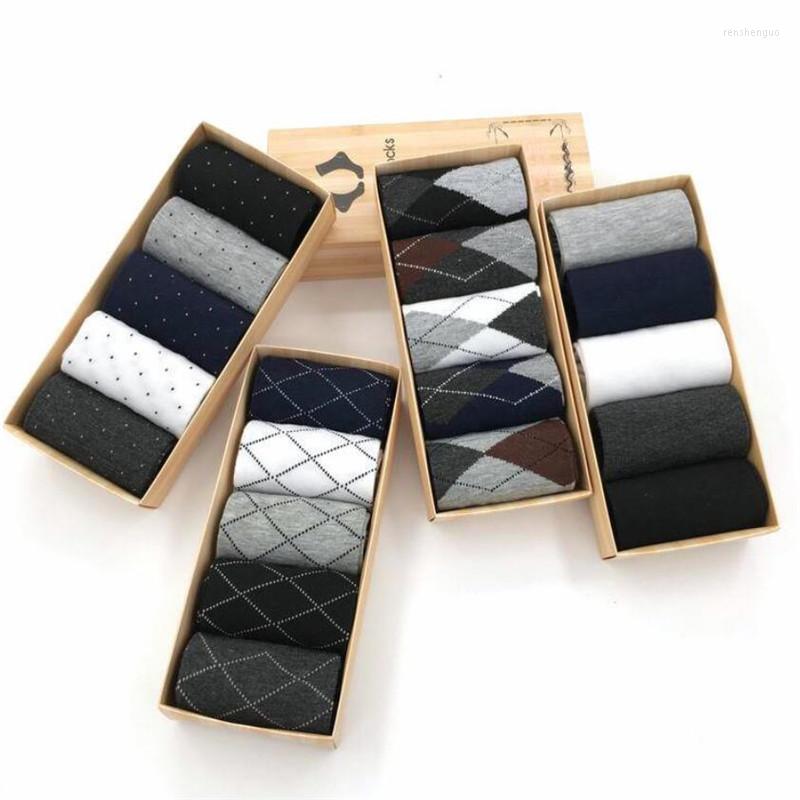 Men's Socks Casual Business Blended Cotton Brand Autumn Winter Meias Homens Lingge Palid Dot 5 Pairs /Pack, 5 pair
Men's Socks Casual Business Blended Cotton Brand Autumn Winter Meias Homens Lingge Palid Dot 5 Pairs /Pack, 5 pair