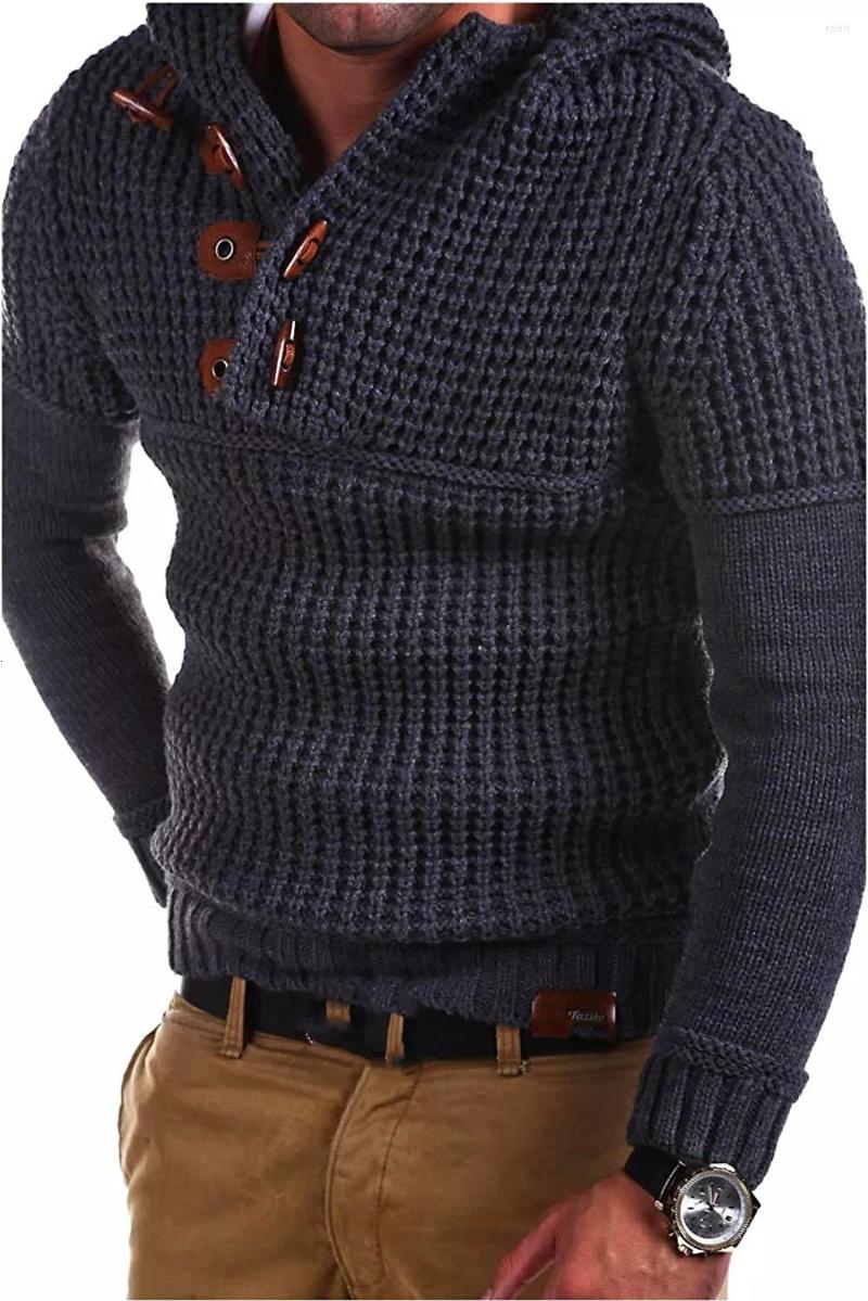 Men's Sweaters 2023 Men's Knitted Twist Sweater Male Button Turtleneck Hooded Slim Fit Autumn Long Sleeve Solid Color Pullo, Gray
Men's Sweaters 2023 Men's Knitted Twist Sweater Male Button Turtleneck Hooded Slim Fit Autumn Long Sleeve Solid Color Pullo, Gray