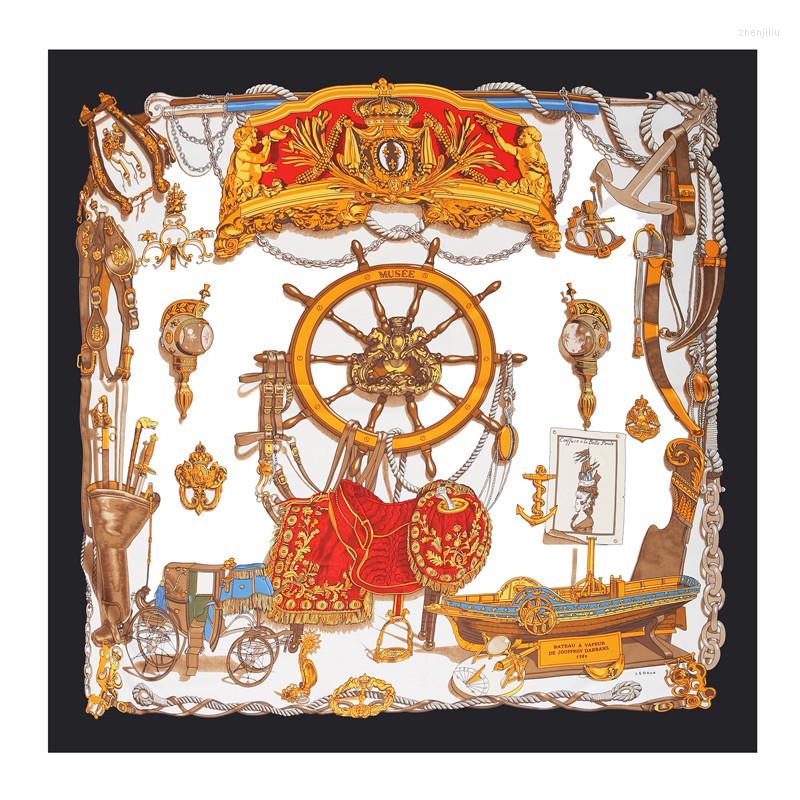 Scarves POBING Silk Scarf Women Large Shawls Euro Brand Print Stoles Square Bandana Luxury Kerchief Female Foulards 130CM 130
Scarves POBING Silk Scarf Women Large Shawls Euro Brand Print Stoles Square Bandana Luxury Kerchief Female Foulards 130CM 130