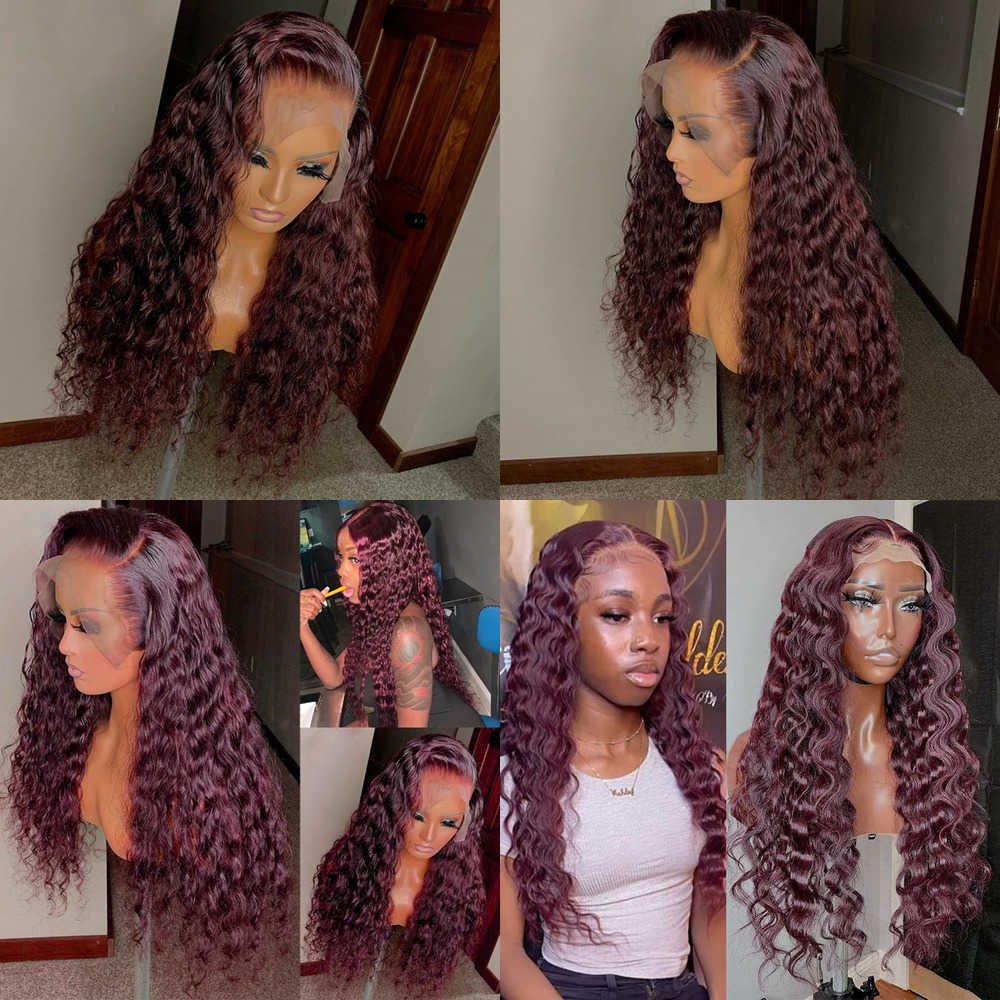 Lace Wigs 99j Burgundy Kinky Curly Synthetic Middle Part Front 180% Density Wine Red Loose Wave for Women 221216, Ombre color
Lace Wigs 99j Burgundy Kinky Curly Synthetic Middle Part Front 180% Density Wine Red Loose Wave for Women 221216, Ombre color