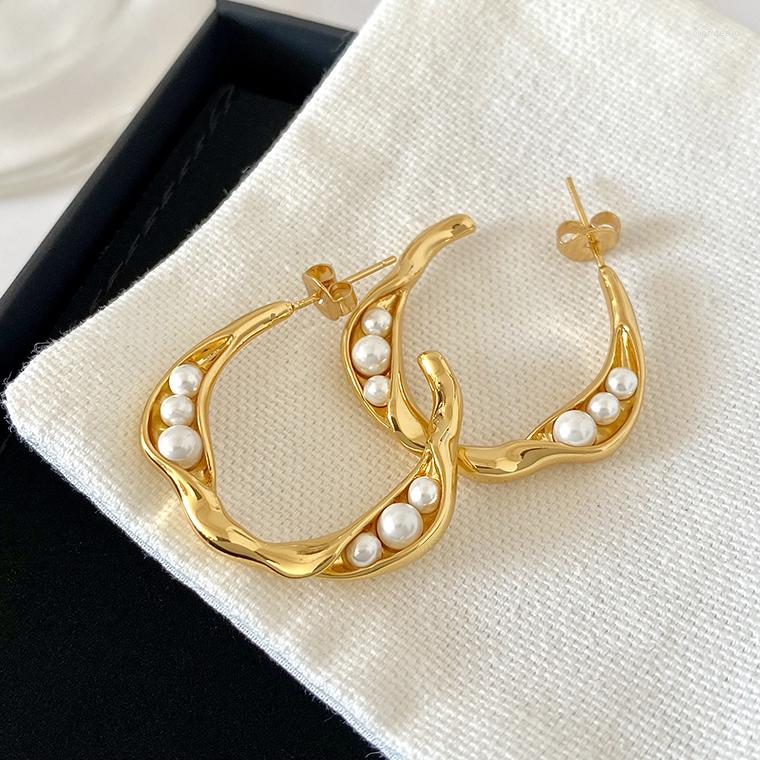 Dangle Earrings 2023 Fashion Pea Pearl 18K Gold For Women Luxury Jewelry Top Quality Designer Runway Goth Boho Trend
Dangle Earrings 2023 Fashion Pea Pearl 18K Gold For Women Luxury Jewelry Top Quality Designer Runway Goth Boho Trend