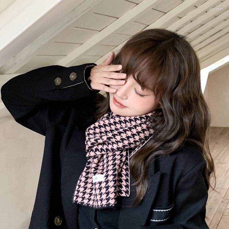 Scarves &Dolphin Women Winter Autumn Wool Soft Scarf Houndstooth Geometry Label Thickening Knitting Pashmina Small Shawl Blanket
Scarves &Dolphin Women Winter Autumn Wool Soft Scarf Houndstooth Geometry Label Thickening Knitting Pashmina Small Shawl Blanket