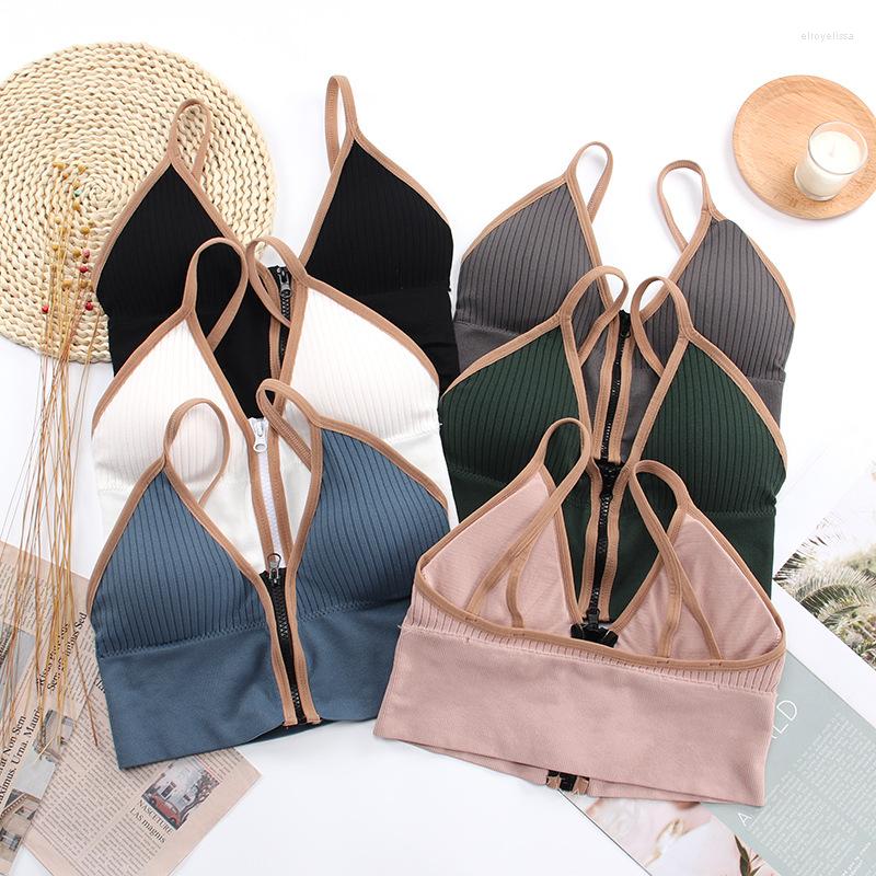 Bras Summer Front Zipper Female Vest Deep V Sports Bra Crop Tops Shockproof Breathable Gym Bralette Women Camisole Lingerie Underwear, White
Bras Summer Front Zipper Female Vest Deep V Sports Bra Crop Tops Shockproof Breathable Gym Bralette Women Camisole Lingerie Underwear, White