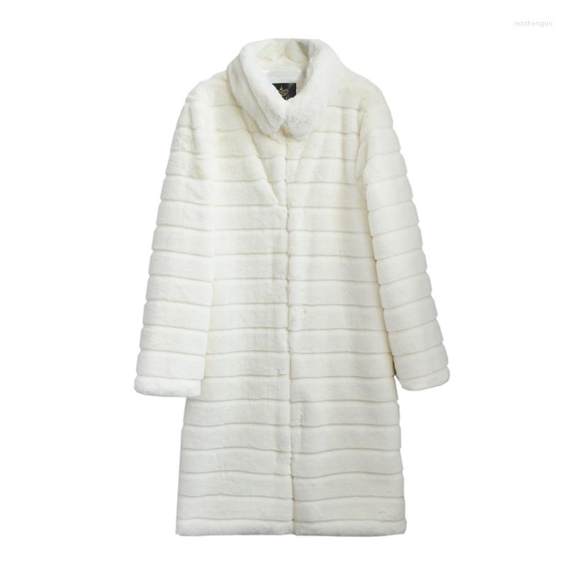 Women' Fur Pure White Overcoat Fashion Long Sleeve Knee Length Women Clothing Winter Coats Mink Jackets Outerwear Fluffy Top
Women' Fur Pure White Overcoat Fashion Long Sleeve Knee Length Women Clothing Winter Coats Mink Jackets Outerwear Fluffy Top