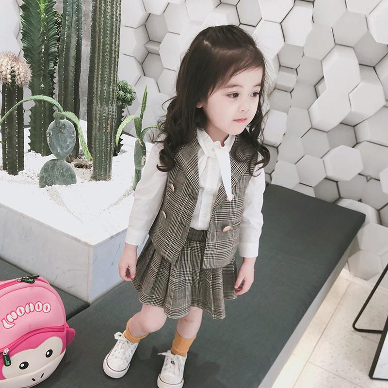 Clothing Sets Baby Girls Suits For Kids Clothes Autumn Set Toddler Long Sleeve Tracksuit Shirt Vest Skirt 3 Piece, Gray
Clothing Sets Baby Girls Suits For Kids Clothes Autumn Set Toddler Long Sleeve Tracksuit Shirt Vest Skirt 3 Piece, Gray