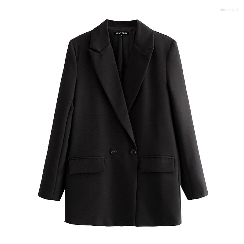 Women' Suits Women Black Blazer 2023 Fashion Office Wear Double Breasted Coat Vintage Long Sleeve Pockets Female Outerwear Chic Tops
Women' Suits Women Black Blazer 2023 Fashion Office Wear Double Breasted Coat Vintage Long Sleeve Pockets Female Outerwear Chic Tops