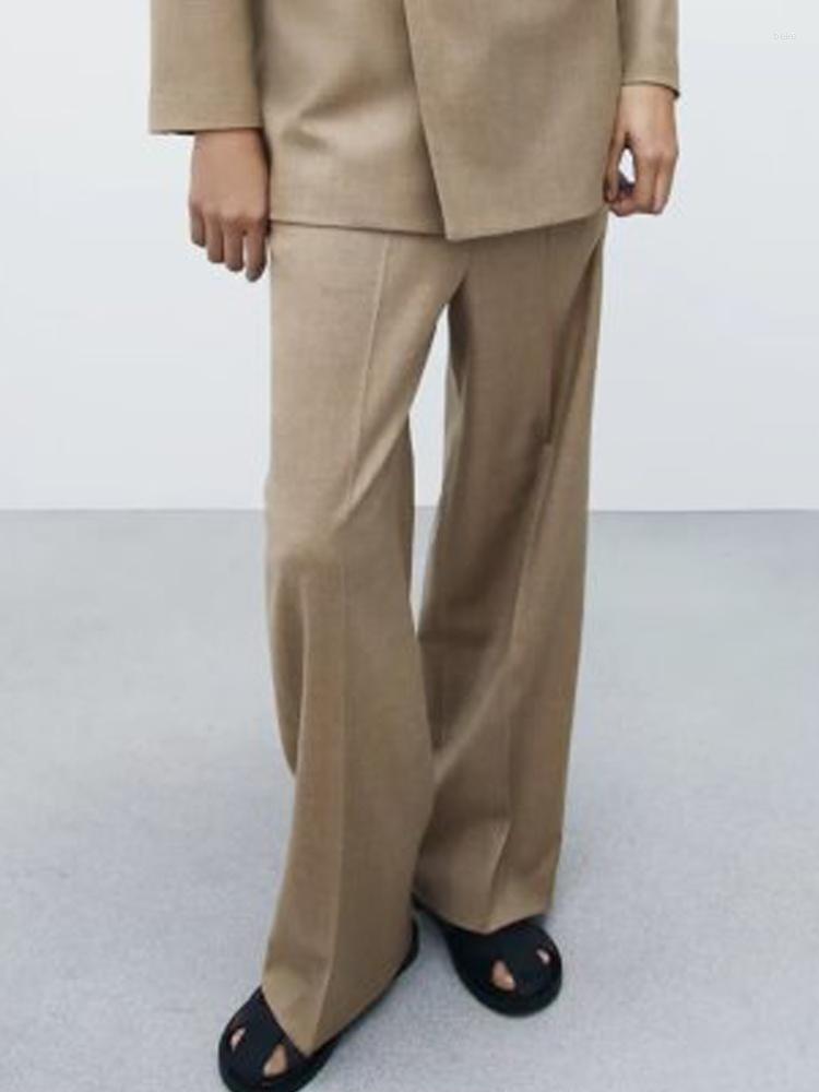 Women's Pants Kumsvag 2023 Autumn Women Straight Casual Solid Buttons Zipper Pocket Female Elegant Street OL Pant Trousers Clothing
Women's Pants Kumsvag 2023 Autumn Women Straight Casual Solid Buttons Zipper Pocket Female Elegant Street OL Pant Trousers Clothing