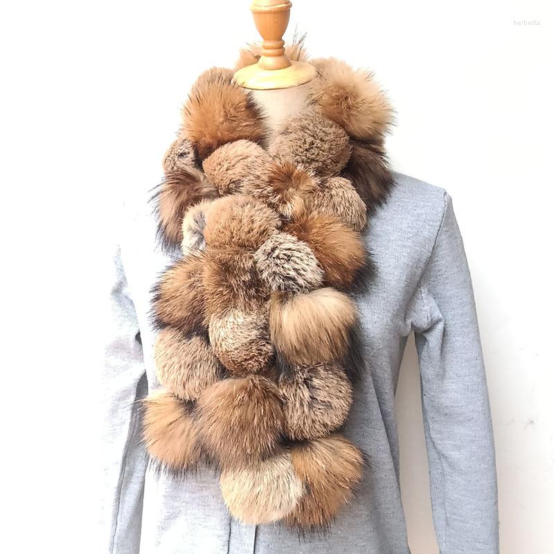 Scarves Women Winter Real Raccoon Fur Pom Scarf Warm Thick Long Natural Muffler Female And
Scarves Women Winter Real Raccoon Fur Pom Scarf Warm Thick Long Natural Muffler Female And
