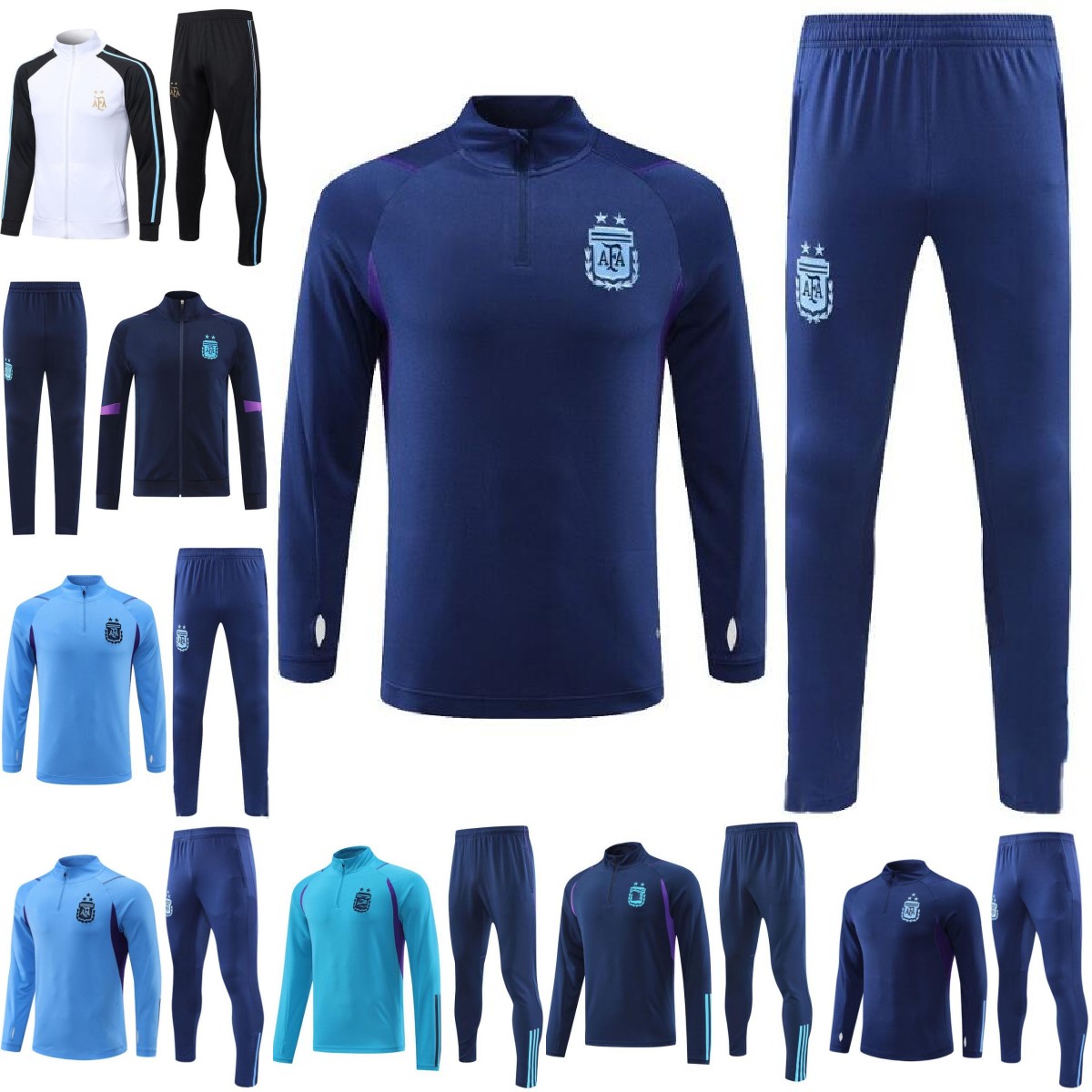 Top Argentina HIGUAIN Soccer Jerseys Tracksui 22 23 Suit National Team DYBALA L.MARTINEZ DE PAUL Full Zip Training Wear Football Shirts, Black
Top Argentina HIGUAIN Soccer Jerseys Tracksui 22 23 Suit National Team DYBALA L.MARTINEZ DE PAUL Full Zip Training Wear Football Shirts, Black