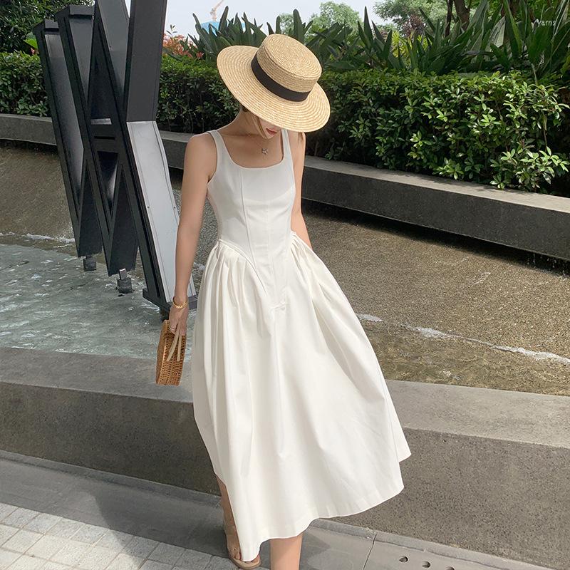 Casual Dresses 2023 Vintage Women Dress Hepburn Vest Skirt For Lady French Female Long Summer Fashion Clothing White Square
Casual Dresses 2023 Vintage Women Dress Hepburn Vest Skirt For Lady French Female Long Summer Fashion Clothing White Square