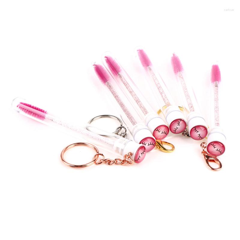 False Eyelashes Est Eyelash Brush Tube With Gold Chain Glitter Mascara Wand For Lash Extension Clear Micro Comb Container
False Eyelashes Est Eyelash Brush Tube With Gold Chain Glitter Mascara Wand For Lash Extension Clear Micro Comb Container