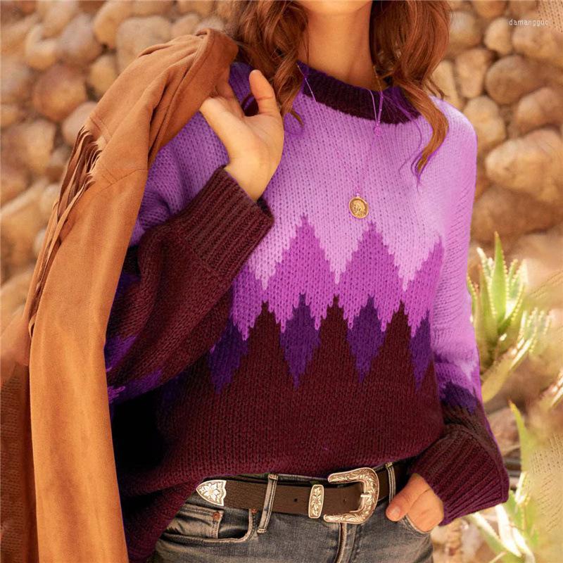 Women' Sweaters Women' Vintage Pullover Sweater Women Geometric Color Long Sleeves Round Neck Loose Knittedd Fall Winter Clothing, Green
Women' Sweaters Women' Vintage Pullover Sweater Women Geometric Color Long Sleeves Round Neck Loose Knittedd Fall Winter Clothing, Green