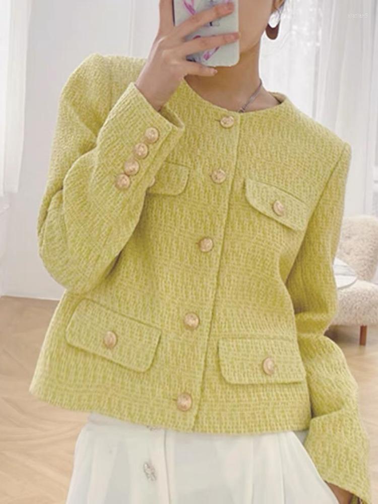 Women' Jackets Autumn Winter Tweed Jacket Ladies Single Breasted Loose Casual Short Woolen Coat Women 2023 Korean Fashion Vintage Outerwear, Black
Women' Jackets Autumn Winter Tweed Jacket Ladies Single Breasted Loose Casual Short Woolen Coat Women 2023 Korean Fashion Vintage Outerwear, Black