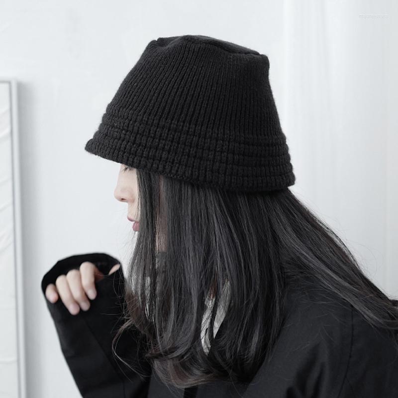 Berets Johnature Japanese Dark Thicken Woolen Yarn All Match Women Hats 2023 Autumn Winter Casual Bucket 5 Colors, Black
Berets Johnature Japanese Dark Thicken Woolen Yarn All Match Women Hats 2023 Autumn Winter Casual Bucket 5 Colors, Black