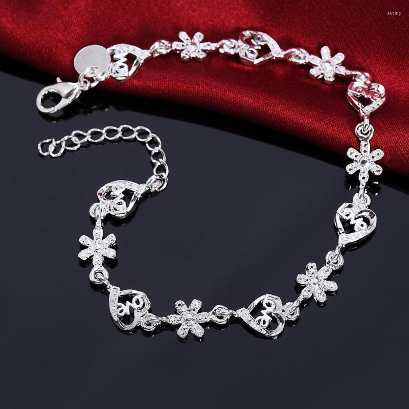 Link Bracelets Snowflake&Heart For Women Drop 2023 Selling Products Korean Fashion 925 Stamped Silver Color Jewelry
Link Bracelets Snowflake&Heart For Women Drop 2023 Selling Products Korean Fashion 925 Stamped Silver Color Jewelry