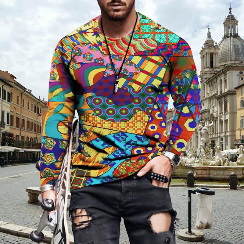 Men's T Shirts Long Sleeve T-shirt Sexy Mens Clothing Fashion 3d Abstract Print Tops 2023 Summer Casual Pullover Men Tees Shirt Plus Size, Multicolor
Men's T Shirts Long Sleeve T-shirt Sexy Mens Clothing Fashion 3d Abstract Print Tops 2023 Summer Casual Pullover Men Tees Shirt Plus Size, Multicolor