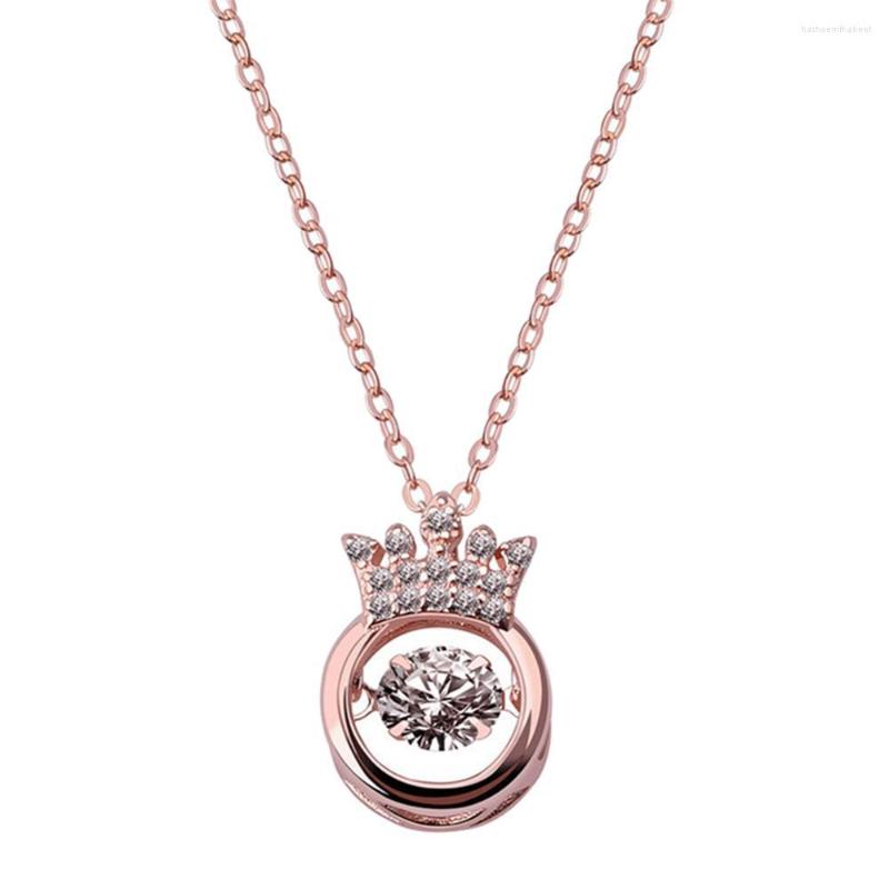 Pendant Necklaces Women Cubic Zircon Inlaid Crown Necklace Clavicle Chain Bridal Wedding Party Jewelry Decor Accessory Xmas Gift
Pendant Necklaces Women Cubic Zircon Inlaid Crown Necklace Clavicle Chain Bridal Wedding Party Jewelry Decor Accessory Xmas Gift
