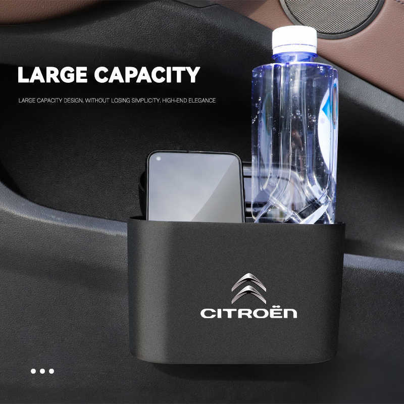 In-vehicle Trash Can Car Garbage Case Storage Bucket Accessories For Citroen C1 C2 C3 C4 C5 C6 C8 Picasso Cactus Vts Xsara