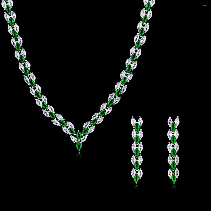 Necklace Earrings Set Gorgeous Crystal CZ Cubic Zirconia Bridal Wedding Drop Earring For Women Prom Accessories CN10022, Picture shown
Necklace Earrings Set Gorgeous Crystal CZ Cubic Zirconia Bridal Wedding Drop Earring For Women Prom Accessories CN10022, Picture shown
