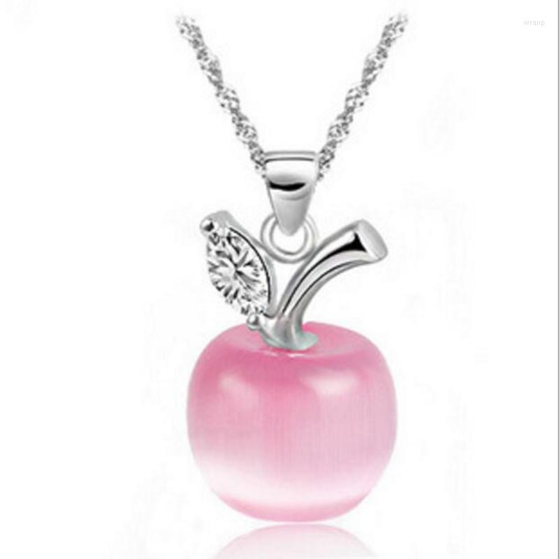 Pendant Necklaces Arrival Silver Plated Jewelry Opal Personality Apple High-quality Female Beautiful N249
Pendant Necklaces Arrival Silver Plated Jewelry Opal Personality Apple High-quality Female Beautiful N249