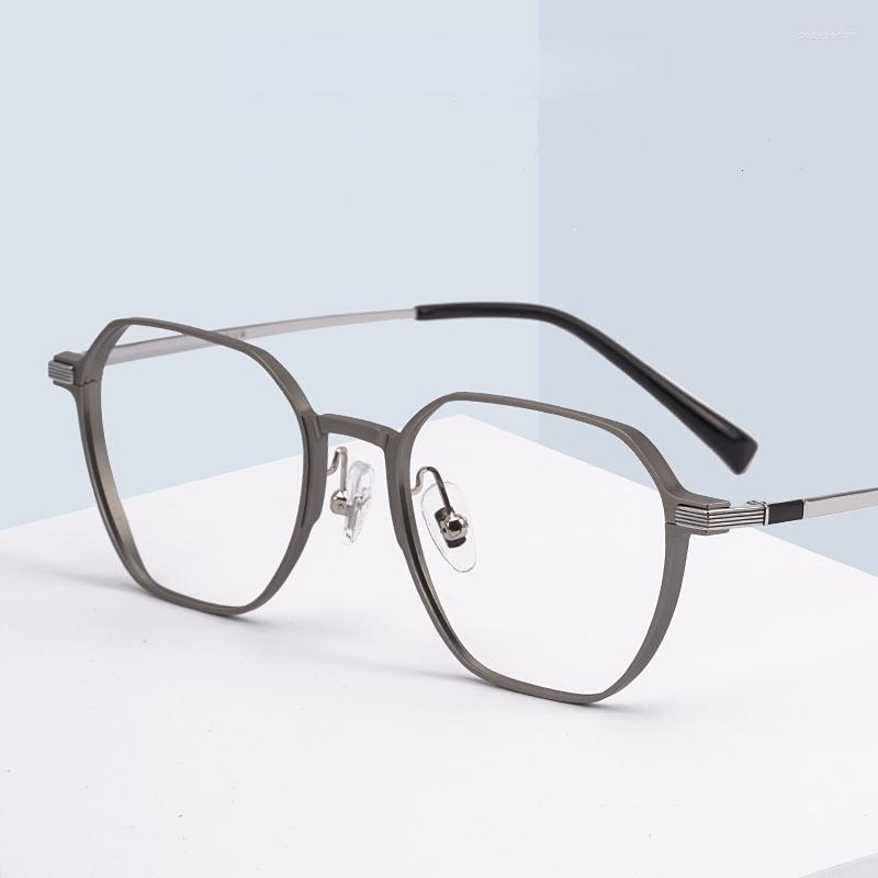 Sunglasses Frames Pure Titanium Glasses Frame Men And Women Polygonal Ultra-Light Full-Frame Prescription Eyeglasses
Sunglasses Frames Pure Titanium Glasses Frame Men And Women Polygonal Ultra-Light Full-Frame Prescription Eyeglasses