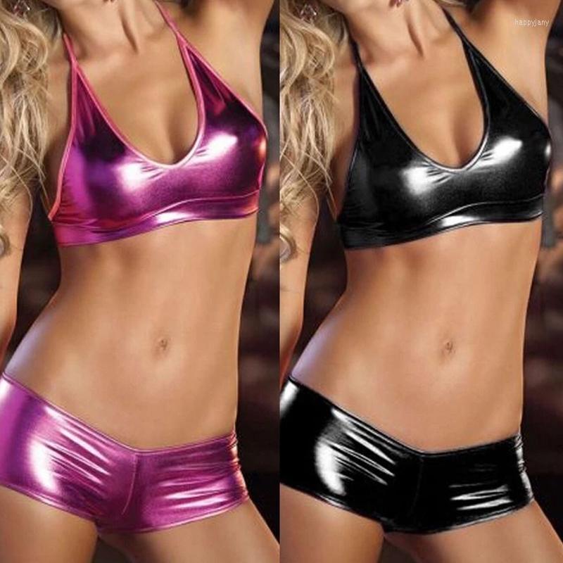 Bras Sets Sexy Lingerie Female Erotic Uniform Temptation Patent Leather Suit Pole Dance Underwear Teddy Latex Undies, Black
Bras Sets Sexy Lingerie Female Erotic Uniform Temptation Patent Leather Suit Pole Dance Underwear Teddy Latex Undies, Black