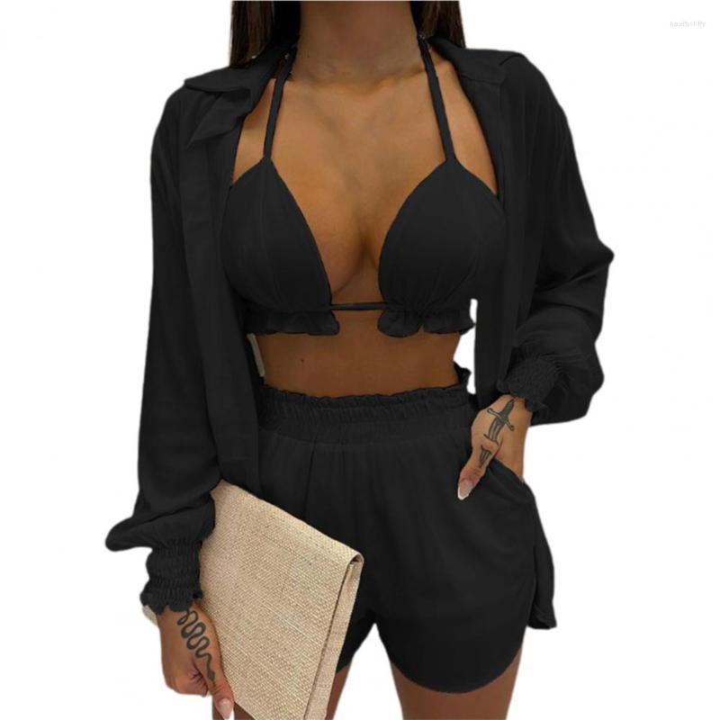 Women' Tracksuits Women Tracksuit 2023 Shirt Shorts Two Piece Set Crop Top Coat Solid Color Ruffled Summer Bandage Slim-fitting Outfit, Green
Women' Tracksuits Women Tracksuit 2023 Shirt Shorts Two Piece Set Crop Top Coat Solid Color Ruffled Summer Bandage Slim-fitting Outfit, Green