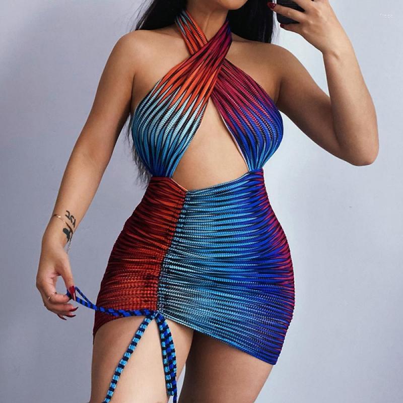Casual Dresses Dress Ladies Summer 2023 Backless Slim Women' Drawstring Cross Sexy, Mixed colors-03
Casual Dresses Dress Ladies Summer 2023 Backless Slim Women' Drawstring Cross Sexy, Mixed colors-03