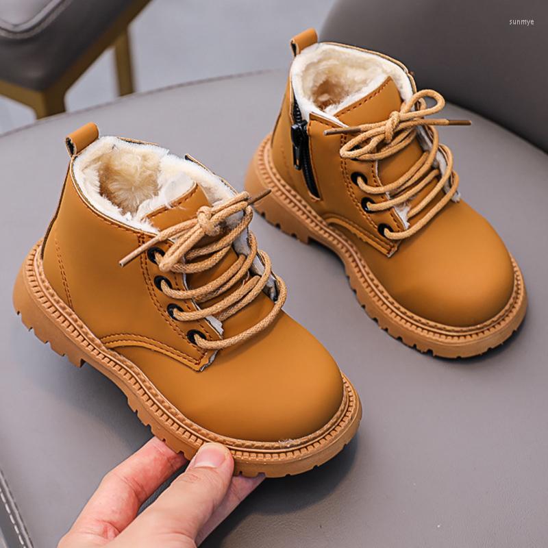 Boots Winter Kids Warm Thick Cotton Boys Girls Ankle Lace Up Zip Non Slip Shoes Babys Fashion Snow Children, Yellow
Boots Winter Kids Warm Thick Cotton Boys Girls Ankle Lace Up Zip Non Slip Shoes Babys Fashion Snow Children, Yellow