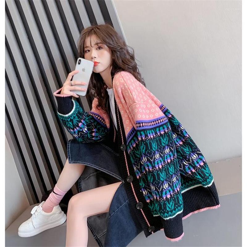 Women's Knits Floral Jacquard Single Breasted Knit Women Cardigans 2023 Winter Thick Warm Sweater Coat Vintage Korean Fashion Casual, Color 2
Women's Knits Floral Jacquard Single Breasted Knit Women Cardigans 2023 Winter Thick Warm Sweater Coat Vintage Korean Fashion Casual, Color 2
