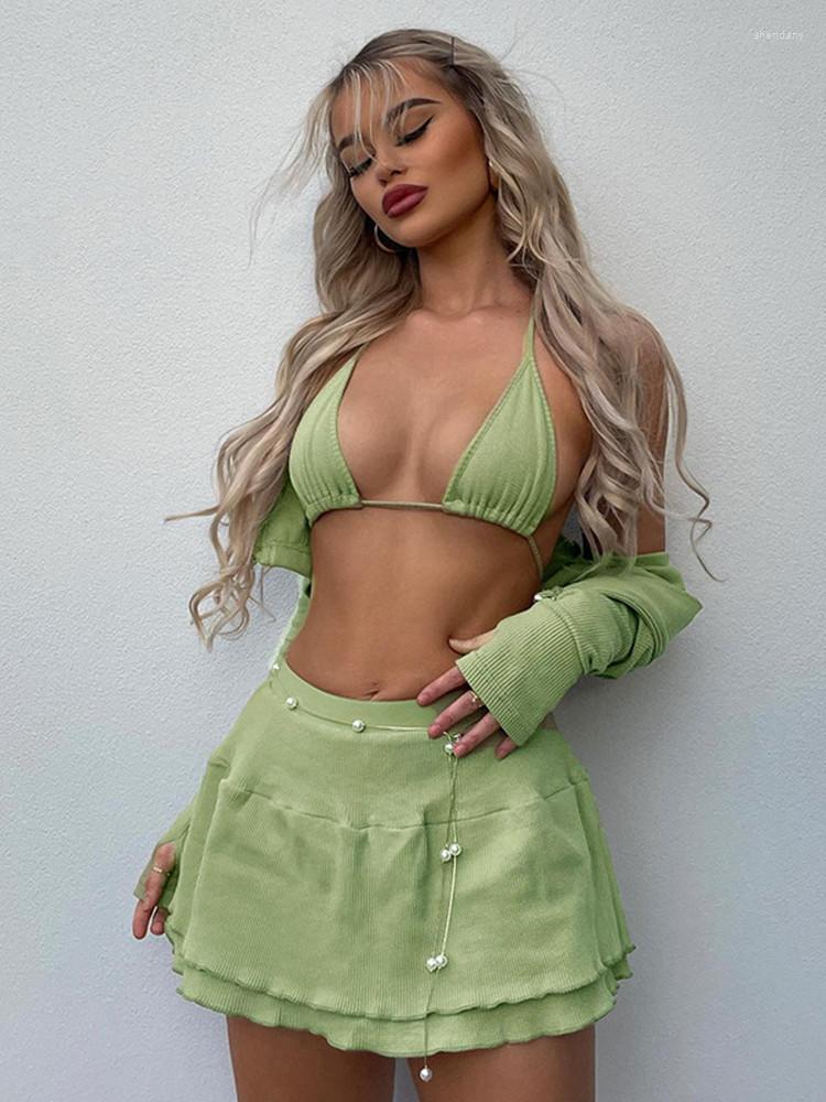 Work Dresses Hirigin Beach Mini Skirt Set Women Halter Y2K Crop Bar Micro Two Piece Fashion Summer Wrap Knit Skirts Matching Sets, Khaki cardigan
Work Dresses Hirigin Beach Mini Skirt Set Women Halter Y2K Crop Bar Micro Two Piece Fashion Summer Wrap Knit Skirts Matching Sets, Khaki cardigan