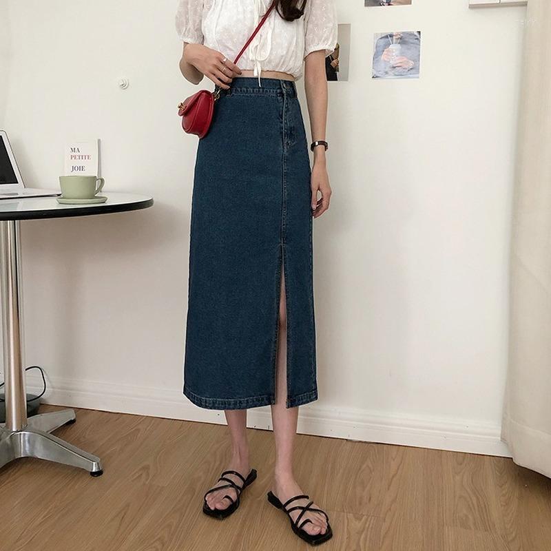 Skirts Women' High Waist Retro Straight Denim Skirt 2023 Spring Summer Korean Casual Split Bag Hip Sexy Midi Fashion Wild Jeans, Light blue
Skirts Women' High Waist Retro Straight Denim Skirt 2023 Spring Summer Korean Casual Split Bag Hip Sexy Midi Fashion Wild Jeans, Light blue