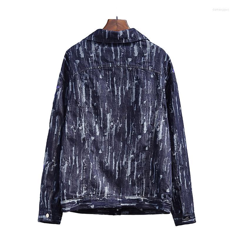 Women' Jackets Women' Tie Dye Streetwear Denim Coat Women Harajuku Single Breasted Fashion Ladies Oversized Jean Jacket Gothic Cowboy, Navy blue
Women' Jackets Women' Tie Dye Streetwear Denim Coat Women Harajuku Single Breasted Fashion Ladies Oversized Jean Jacket Gothic Cowboy, Navy blue