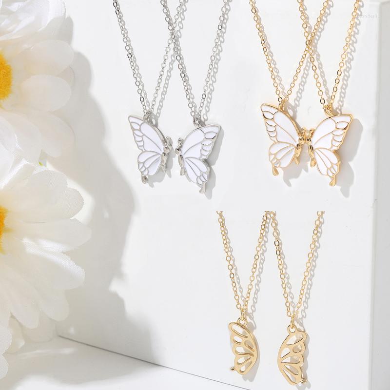 Pendant Necklaces Two Piece Butterfly Necklace Chain Couple Jewelry Gift Custom Wholesale Friendship Women Fashion Luxury Accessories
Pendant Necklaces Two Piece Butterfly Necklace Chain Couple Jewelry Gift Custom Wholesale Friendship Women Fashion Luxury Accessories