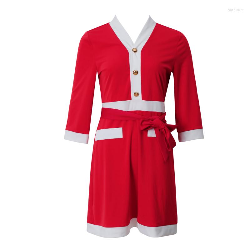 Work Dresses Women Solid Ladies Fashion Half Sleeve Dress Fancy Christmas Theme Costume Cosplay Outfit Waistbelt 2023, Picture shown
Work Dresses Women Solid Ladies Fashion Half Sleeve Dress Fancy Christmas Theme Costume Cosplay Outfit Waistbelt 2023, Picture shown