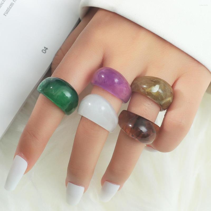 Wedding Rings 1pc Resin Ring Band Fashion Stackable Knuckle Midi Finger For Women Girls Jewelry Accessories Party Dress Up
Wedding Rings 1pc Resin Ring Band Fashion Stackable Knuckle Midi Finger For Women Girls Jewelry Accessories Party Dress Up