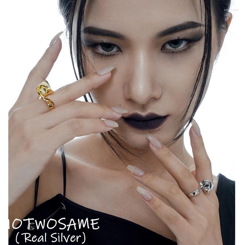 Cluster Rings NOTWOSAME Creative Designer Exaggerated For Women Shining Mirror Silver Personalized Dress 925 Jewelry
Cluster Rings NOTWOSAME Creative Designer Exaggerated For Women Shining Mirror Silver Personalized Dress 925 Jewelry