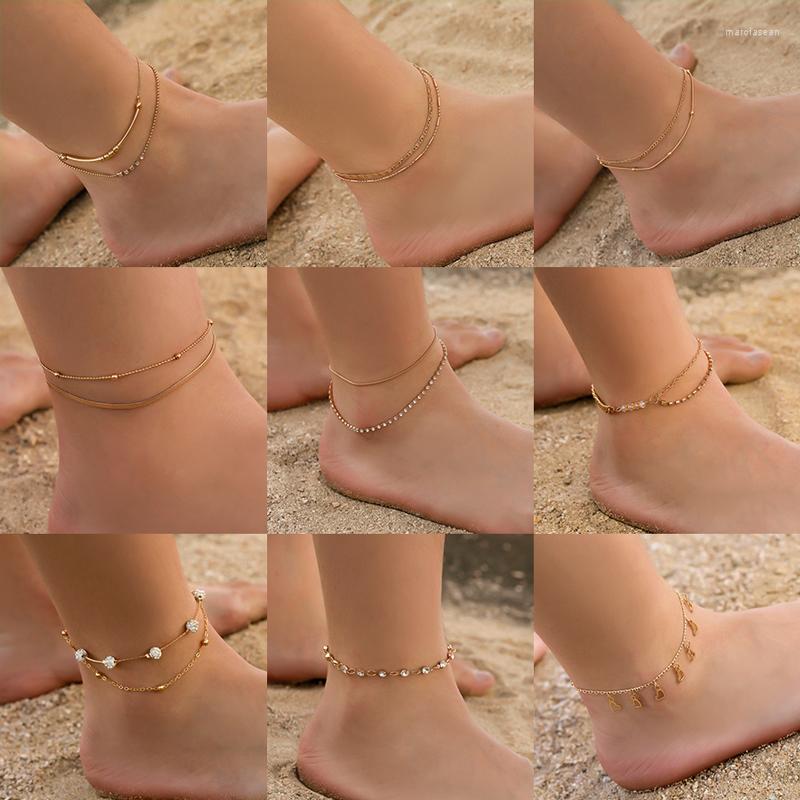 Anklets Modyle Bohemia 2pcs/set For Women Foot Accessories 2023 Beach Barefoot Sandals Bracelet Ankle On The Leg Female
Anklets Modyle Bohemia 2pcs/set For Women Foot Accessories 2023 Beach Barefoot Sandals Bracelet Ankle On The Leg Female