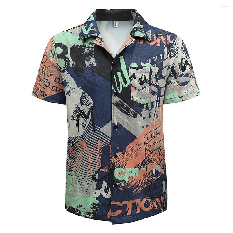 Men's Casual Shirts Short Sleeve Shirt Men's Summer Loose Large Jacket Thin Fashionable Printed, Picture color
Men's Casual Shirts Short Sleeve Shirt Men's Summer Loose Large Jacket Thin Fashionable Printed, Picture color