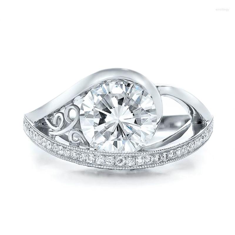 Wedding Rings Vintage Ring For Women Big Round Cut Cubic Zirconia Beautiful Hollowed-out Pattern Special-interest Retro Jewelry
Wedding Rings Vintage Ring For Women Big Round Cut Cubic Zirconia Beautiful Hollowed-out Pattern Special-interest Retro Jewelry
