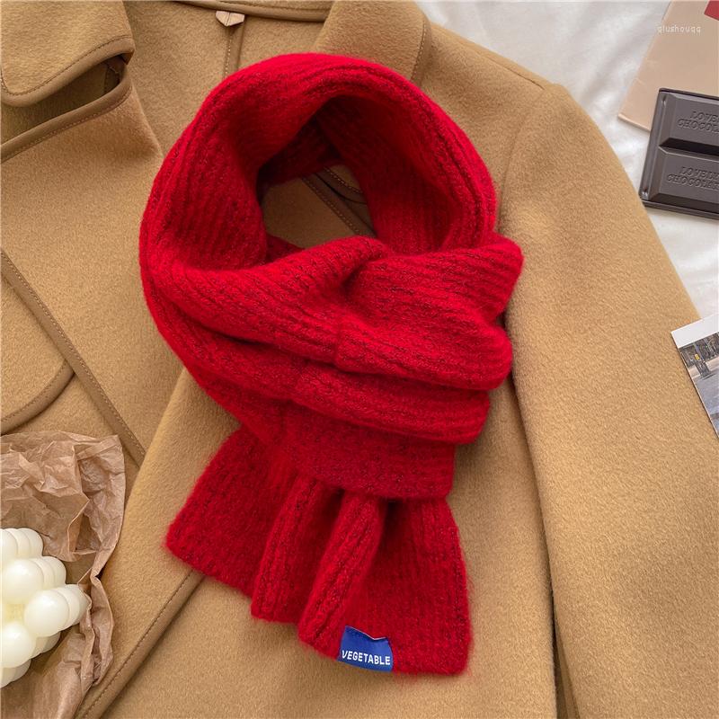 Scarves Casual Solid Knitted Winter Scarf For Women Warm Simplicity Soft Neckerchief Korean Style Woolen Yarn Skinny Muffler
Scarves Casual Solid Knitted Winter Scarf For Women Warm Simplicity Soft Neckerchief Korean Style Woolen Yarn Skinny Muffler