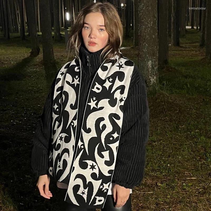 Scarves Fashion Creative Kawaii Little Devil Star Striped Knitted Women's Scarf Men's Winter Apron Black Tassel Luminous Y2K Kpop
Scarves Fashion Creative Kawaii Little Devil Star Striped Knitted Women's Scarf Men's Winter Apron Black Tassel Luminous Y2K Kpop