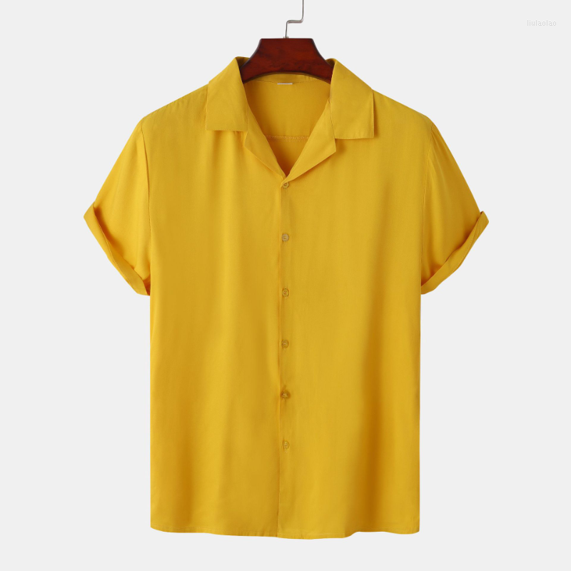Men's Casual Shirts Summer Korean Style Fashion Solid Color Lapel Street Trendy Short-sleeved Shirt Men's Slim Single-breasted Top, Army green
Men's Casual Shirts Summer Korean Style Fashion Solid Color Lapel Street Trendy Short-sleeved Shirt Men's Slim Single-breasted Top, Army green